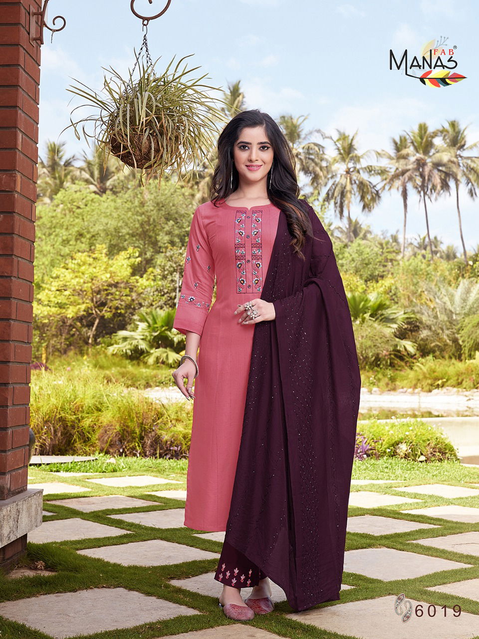 Manas Arina 4 Fancy Rayon Festive Wear Embroidery Ready Made Collection